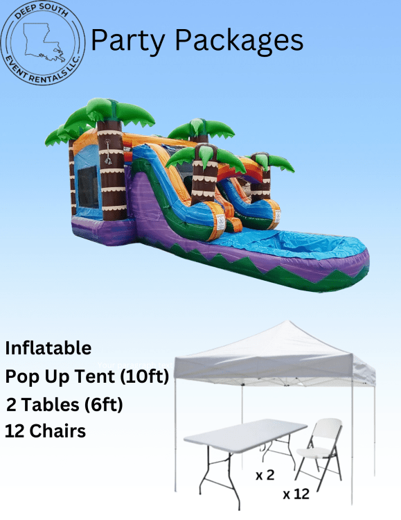 Tiki Plunge Double Lane Combo Package