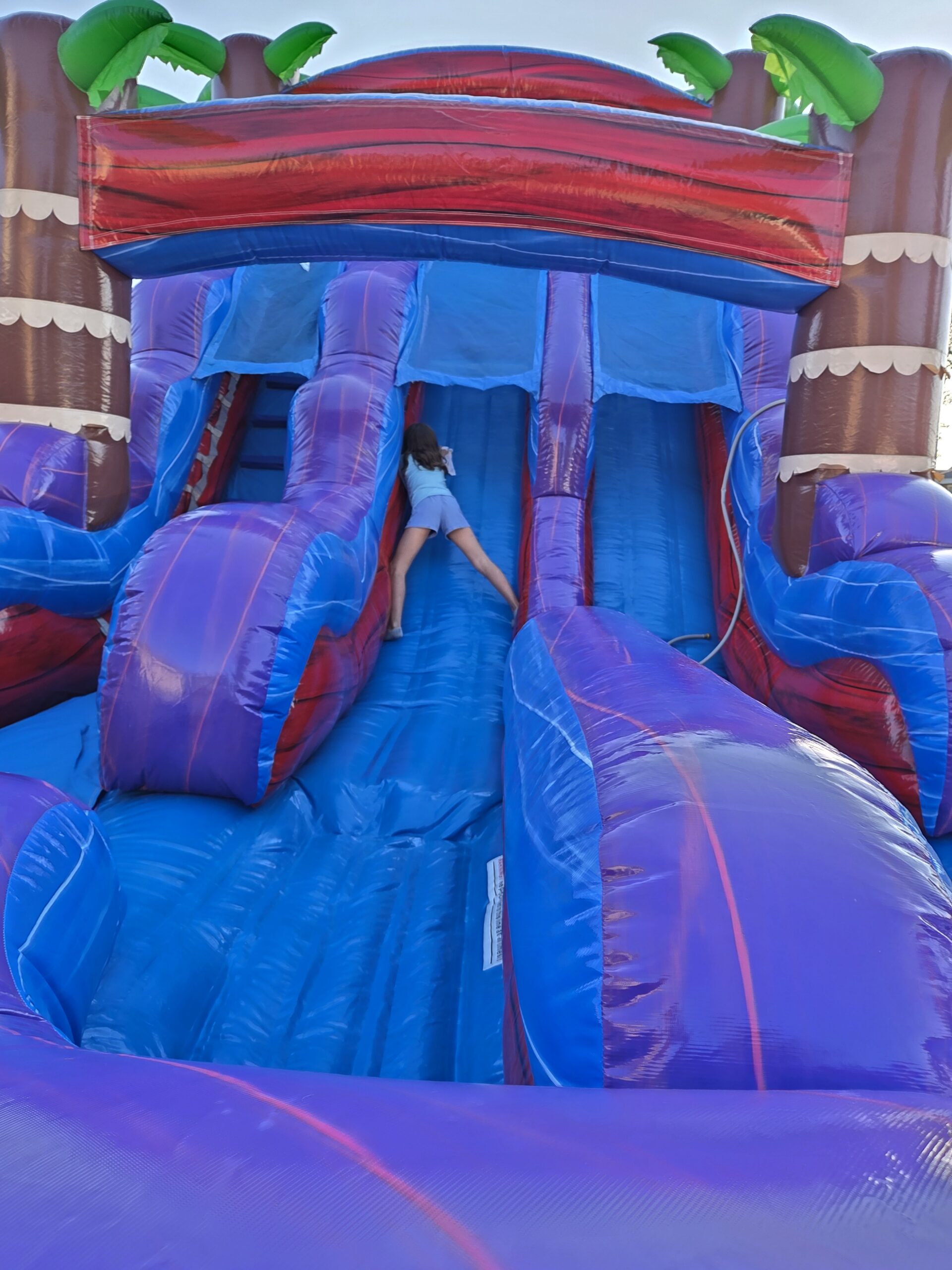 Clean sanitized inflatable rental prepared for delivery in Houma Louisiana