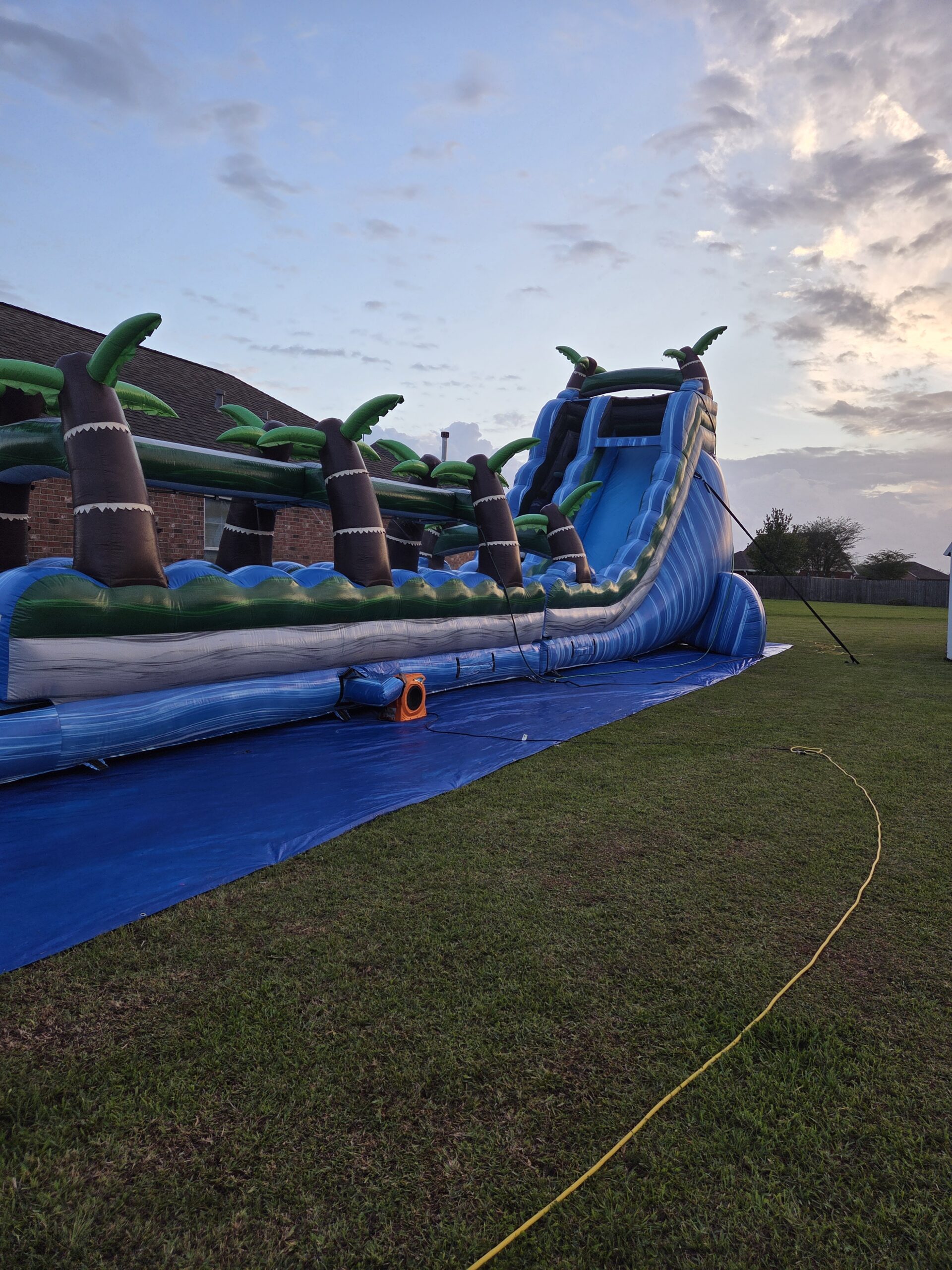 22ft with Slip n slide attached scaled waterslides