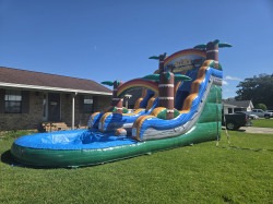 18ft Tiki Plunge Double Lane Waterslide