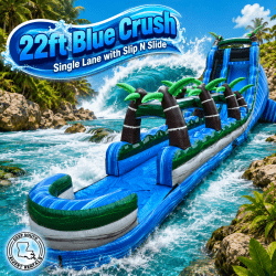 22ft Blue Crush with Slip N Slide
