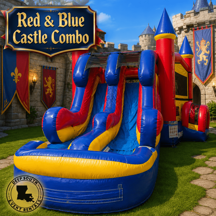 Inflatable Combo 6n1 Castle Wet/Dry
